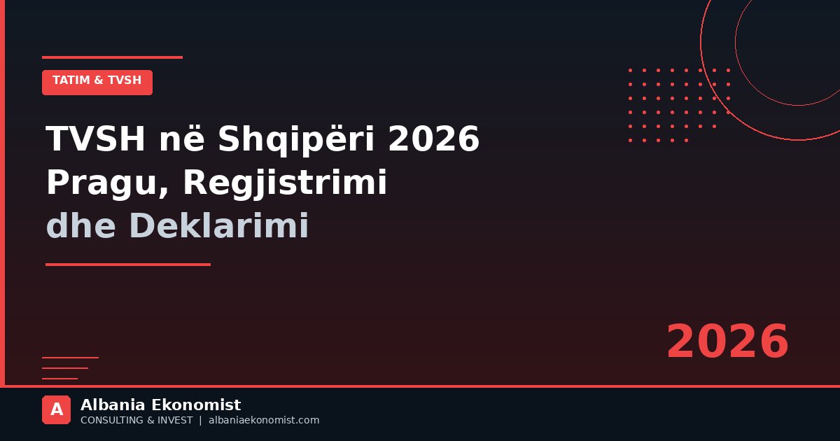 TVSH Shqipëri 2026 — Albania Ekonomist